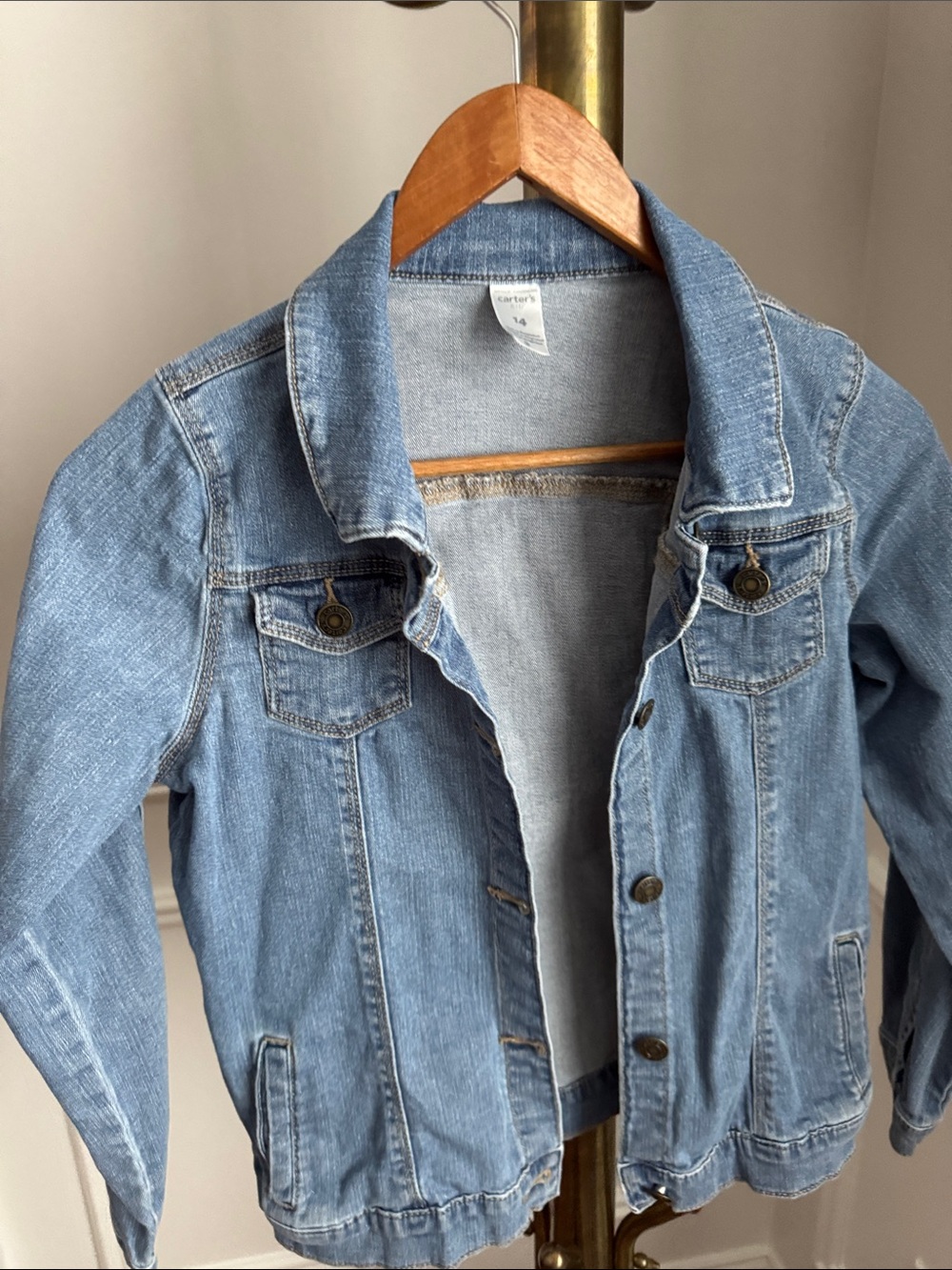 Carter's Girls Medium Blue Kids Denim Jacket